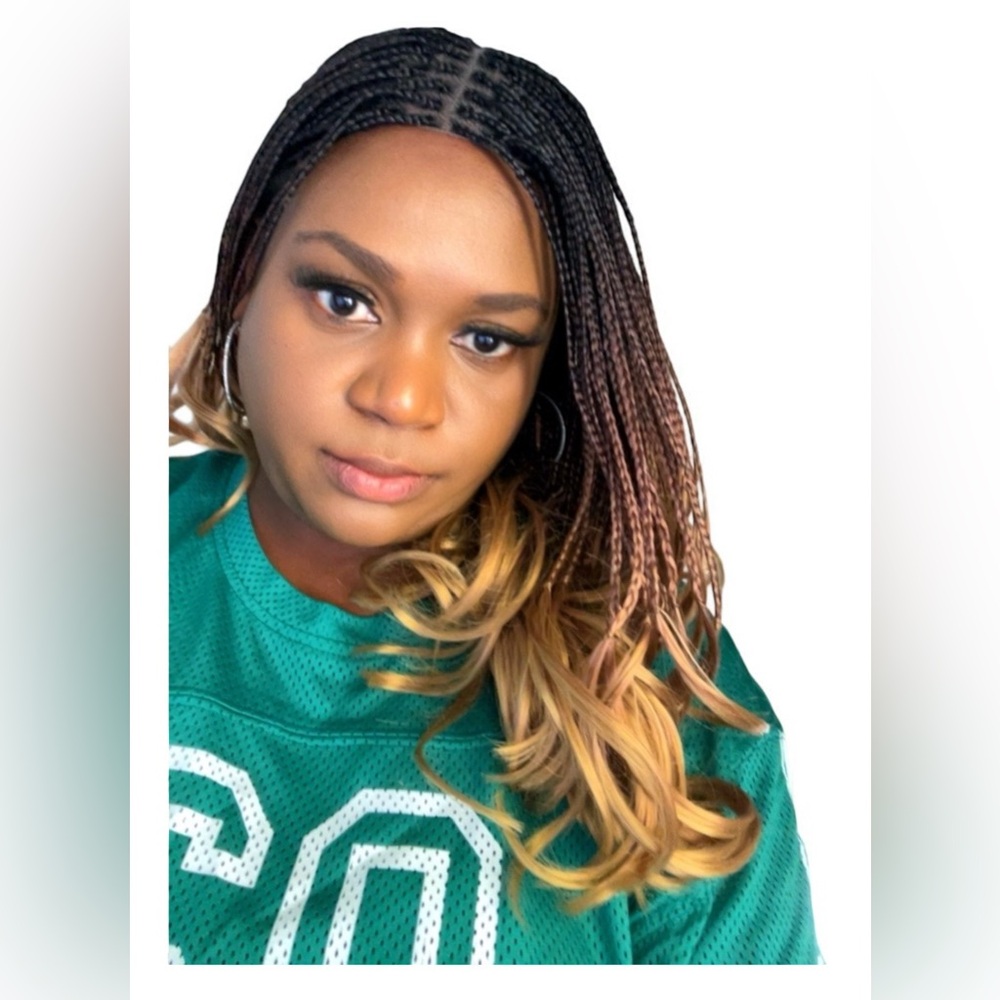 Stylish Ombre Braided Wig